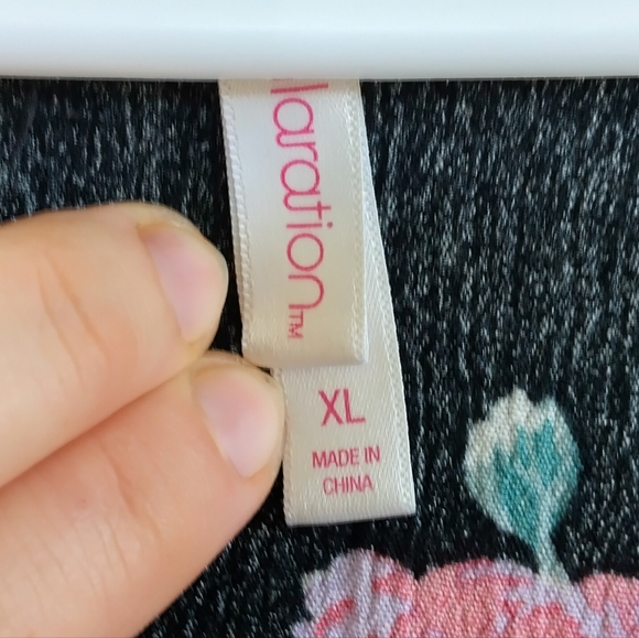 Xhiliration Floral Mini Dress Flutter Sleeves VNeck Ruffles Cottagecore Western - Picture 6 of 9